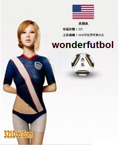 321Dzô.Com | BodyArt - 32 Đội Bóng WorldCup 2010