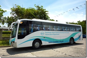 AQD's new shuttle bus