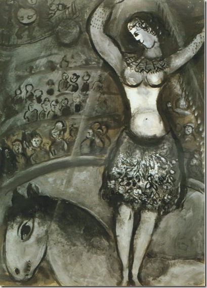 Marc Chagall, L'écuyère, 1955 © by SIAE 2009