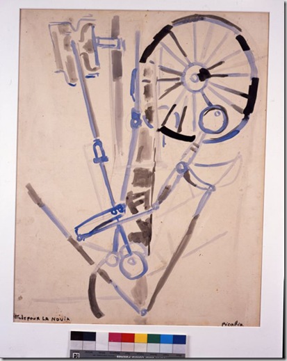 Francis Picabia, Etude pour la Novia, 1916-1917