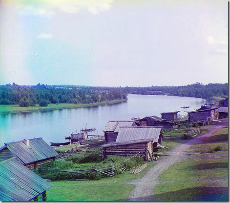 Shuia River; 1915
Sergei Mikhailovich Prokudin-Gorskii Collection (Library of Congress).