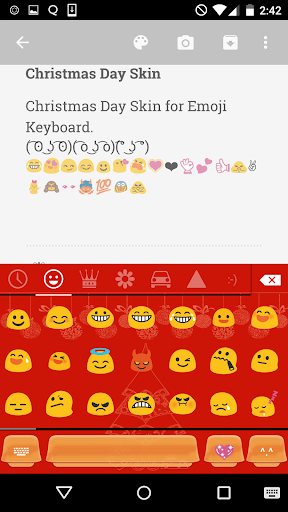 【免費個人化App】Christmas Day Emoji Keyboard-APP點子