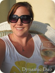 me, wine, sunshine