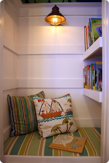 bench seat in closet