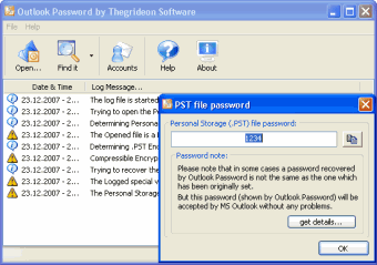 Outlook Password Recovery 