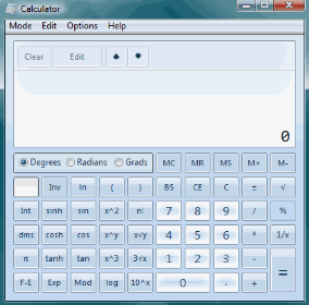 Windows 7 Calculator for Vista