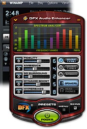 Free DFX Winamp Audio Enhancer
