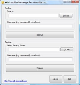 Windows Live Messenger Emoticons Backup 