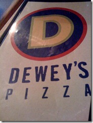Dewey's pizza