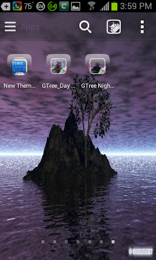 【免費個人化App】GTree Night Go Launcher Theme-APP點子