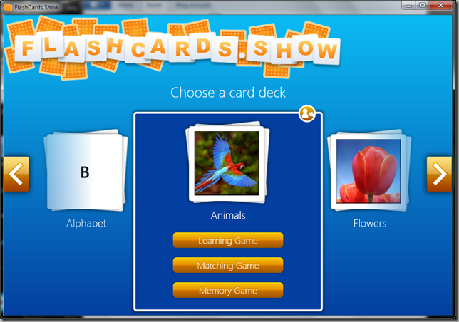 FlashCards.Show Screenshot