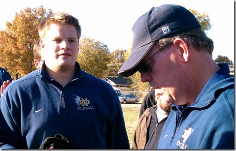 Kyle and Coach Day - QND defensive line coaches