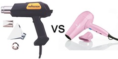 Heat Gun vs Hair Dryer