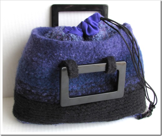 Tamdoll's Purple Passion Wool Purse