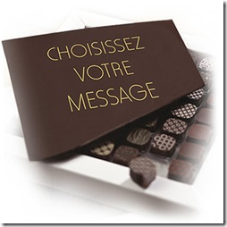 chocolats messagers