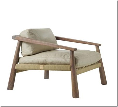 chaise en bois style africain