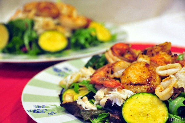 Warm Seafood Salad