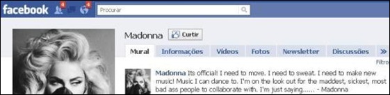 madonna facebook