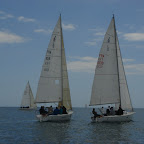 sortie trimaran 60 pieds + régates en J80 devant la Trinité