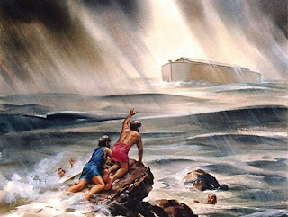 Resultado de imagen para Jesús compara la venida del Hijo del Hombre a los días del Diluvio