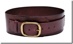 moussy Leather Buckle Belt_HK$890