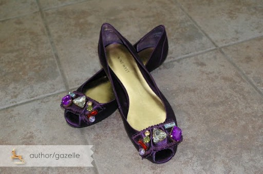 wedding shoes vancouver Gaz3 gaz3 So cute right Purple satin and all