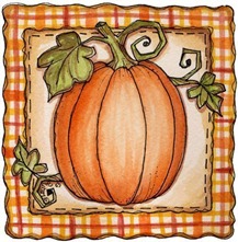 Autumn Days Painted - CNR Pumpkin 01