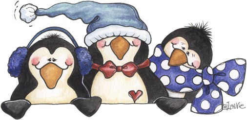 Three Penguin Topper