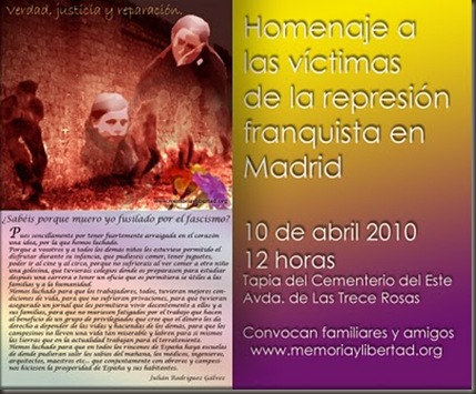 Homenaje víctimas 2010