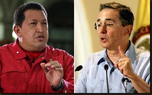 Chávez y Uribe