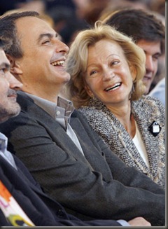 Zapatero y Elena Salgado