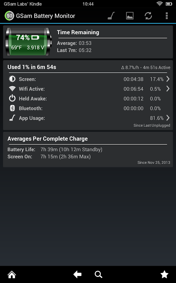 Gsam battery