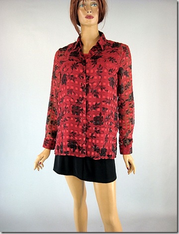 Red Camisole 2 pc shirt 4
