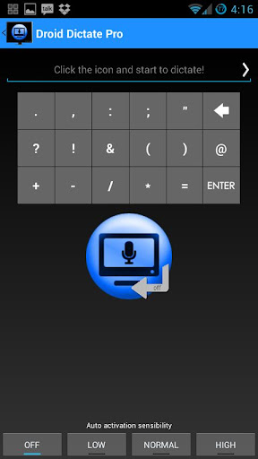 Droid Dictate Pro