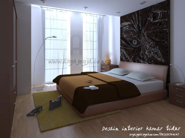 Desain Interior Kamar  Tidur  Utama Coklat  Elegant Blognya 