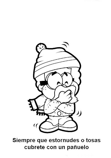 h1n1 flu coloring pages - photo #3