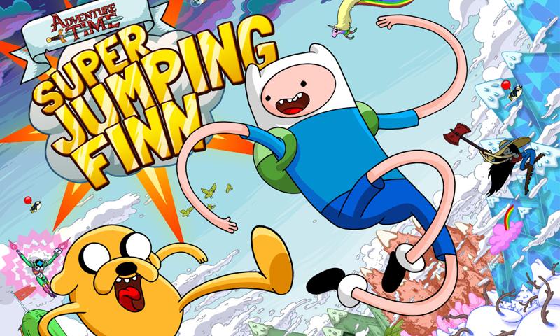 Super Jumping Finn Screen 1