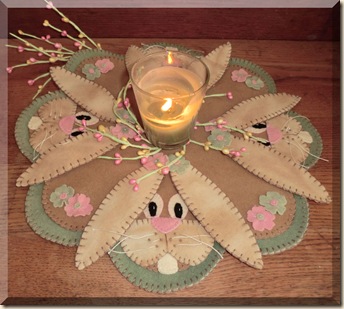 Bunnies In Spring candle
