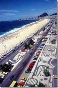 Jardim  Praia de Copacabana 1970