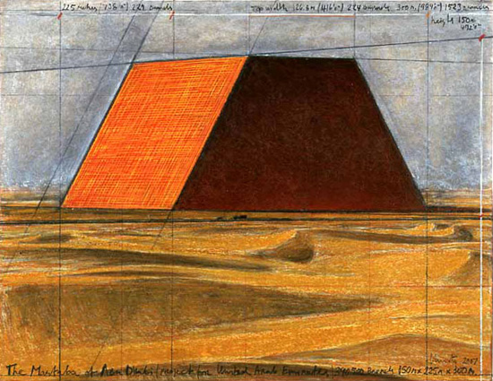 Christo and Jeanne-Claude / The Mastaba: Project for the United Arab Emirates