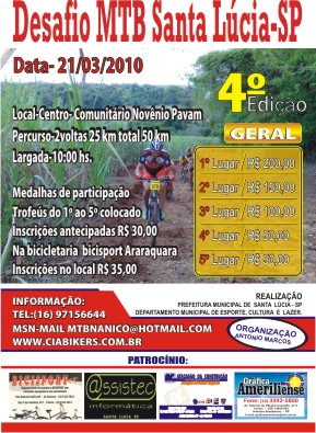 Desafio MTB Santa Lúcia