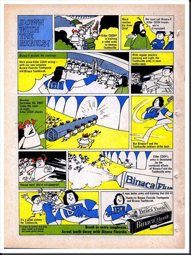 Binaca Ad Indrajal Comics Mar 1977