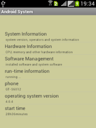 Android Device Information