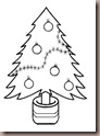 Dibujos de árboles navideños para pintar