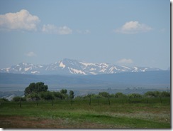 1575 Snow Capped Mountains from Lyman WY
