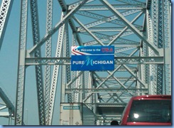 8373c Blue Water Bridge Welcome to Michigan