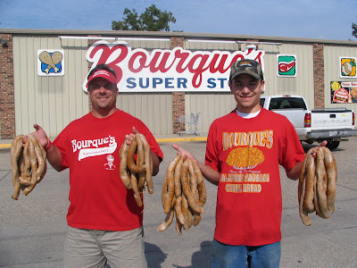 Shannon and Chad Bourque (cousins) of Bourque's Supermarket in Port Barre, LA