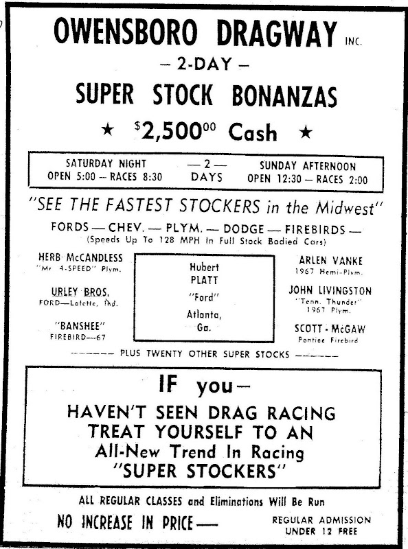 History - Old Drag Racing Show Ads | The H.A.M.B.
