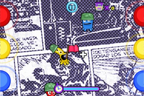 守旗關卡裡戴上軍用鋼盔的inkies 守旗關卡裡戴上軍用鋼盔的inkies