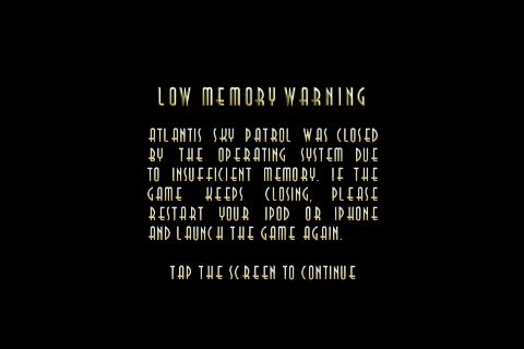 常進入遊戲時看到低記憶體容量警告 常進入遊戲時看到低記憶體容量警告
